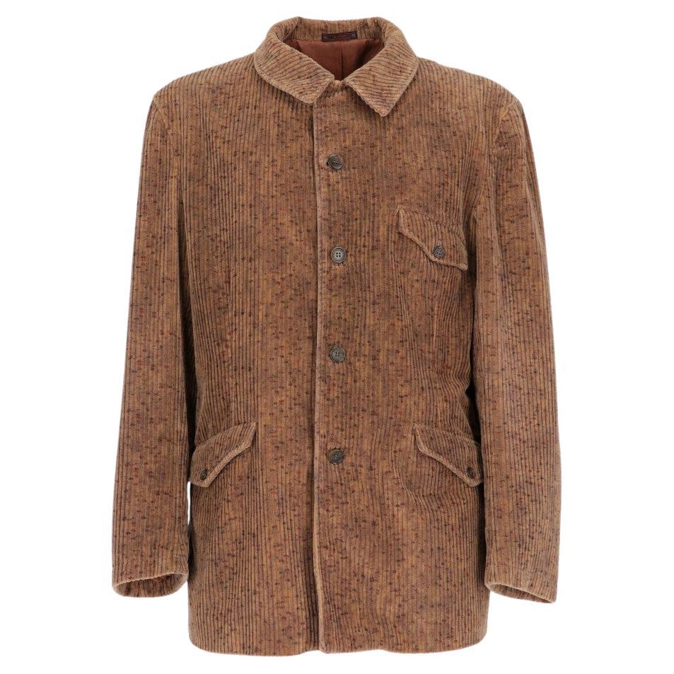 2000s Etro jacket in brown corduroy