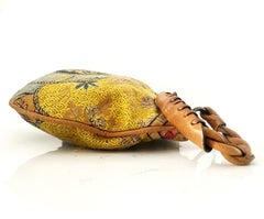2000s Etro Tribal Canvas Shoulder Hobo Bag