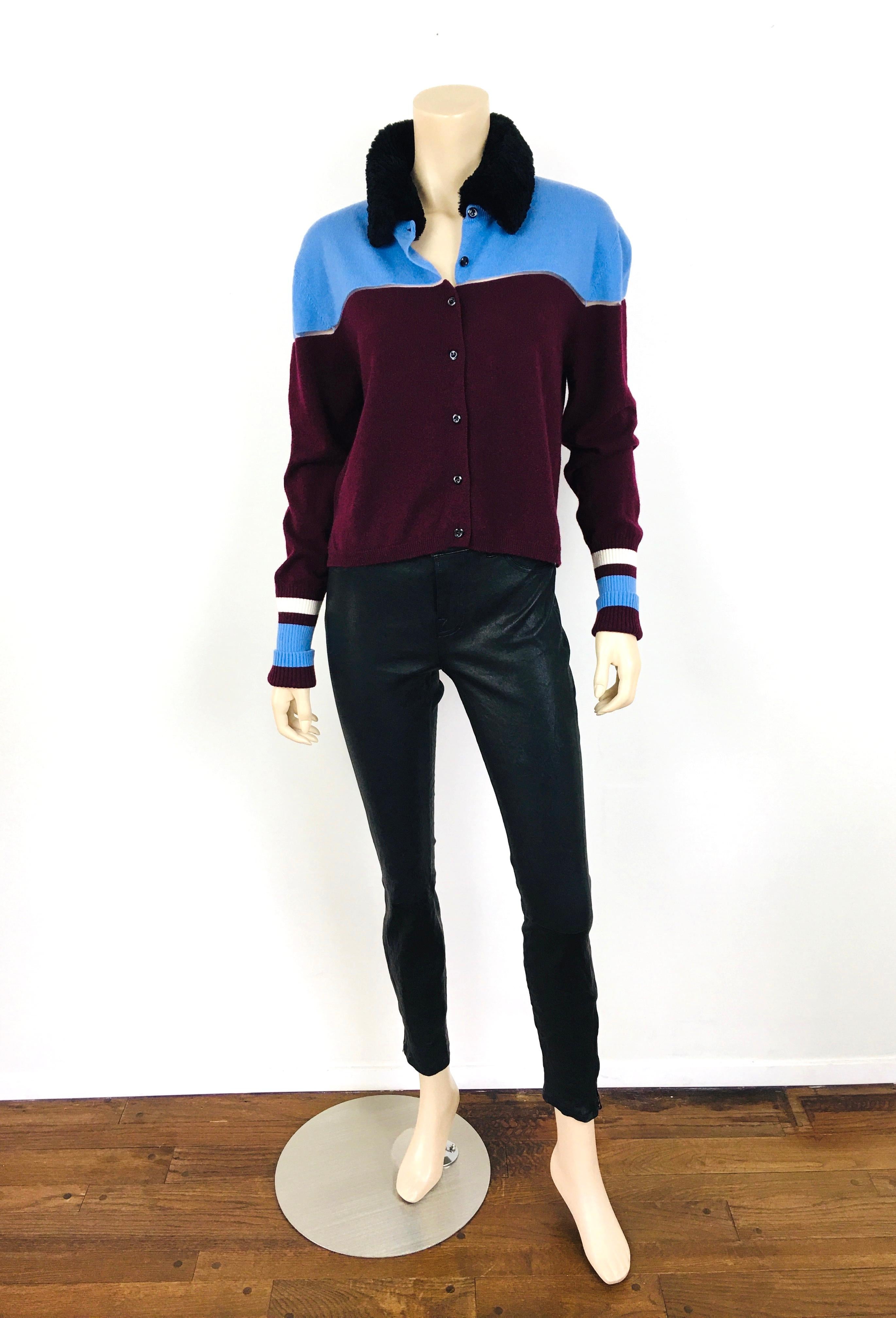 Cardigan Ballinger Gold Lavande/pourpre En Coton - Taille L Neuf Sans étiquettes