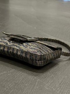 2000's Fendi mini Baguette bag with Shimmering Finish