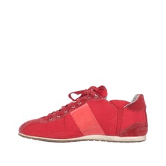 2000er Fendi Rote Schnürschuhe