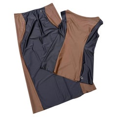 2000s Fendi stretch top and long skirt set