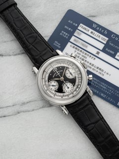 2000s Franck Muller Chronograph 7000 CC Steel Panda Dial Automatic 39mm