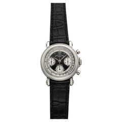 2000s Franck Muller Chronograph 7000 CC Steel Panda Dial Automatic 39mm