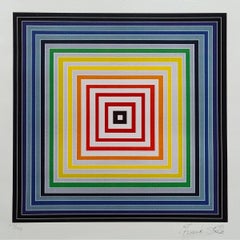 Anni 2000 Frank Stella (after) "Lettre Sur Les Aveugles" Litografia in edizione limitata