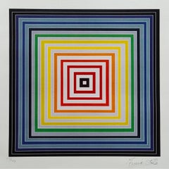2000s Frank Stella (After) "Lettre Sur Les Aveugles" Limited Edition Lithograph