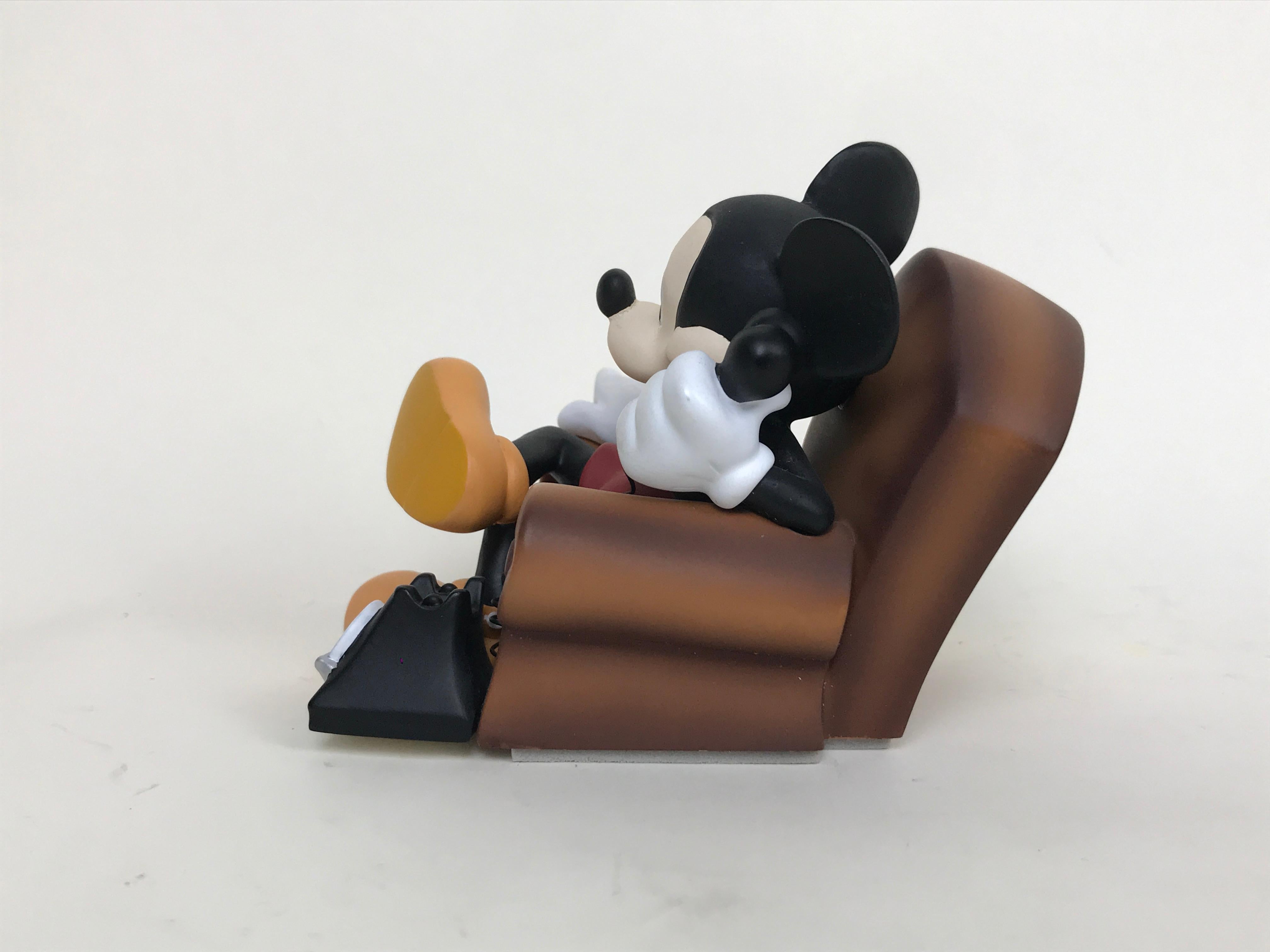 Post-Modern 2000s French Walt Disney Mickey Mouse on Club Chair by Demons & Merveilles For Sale