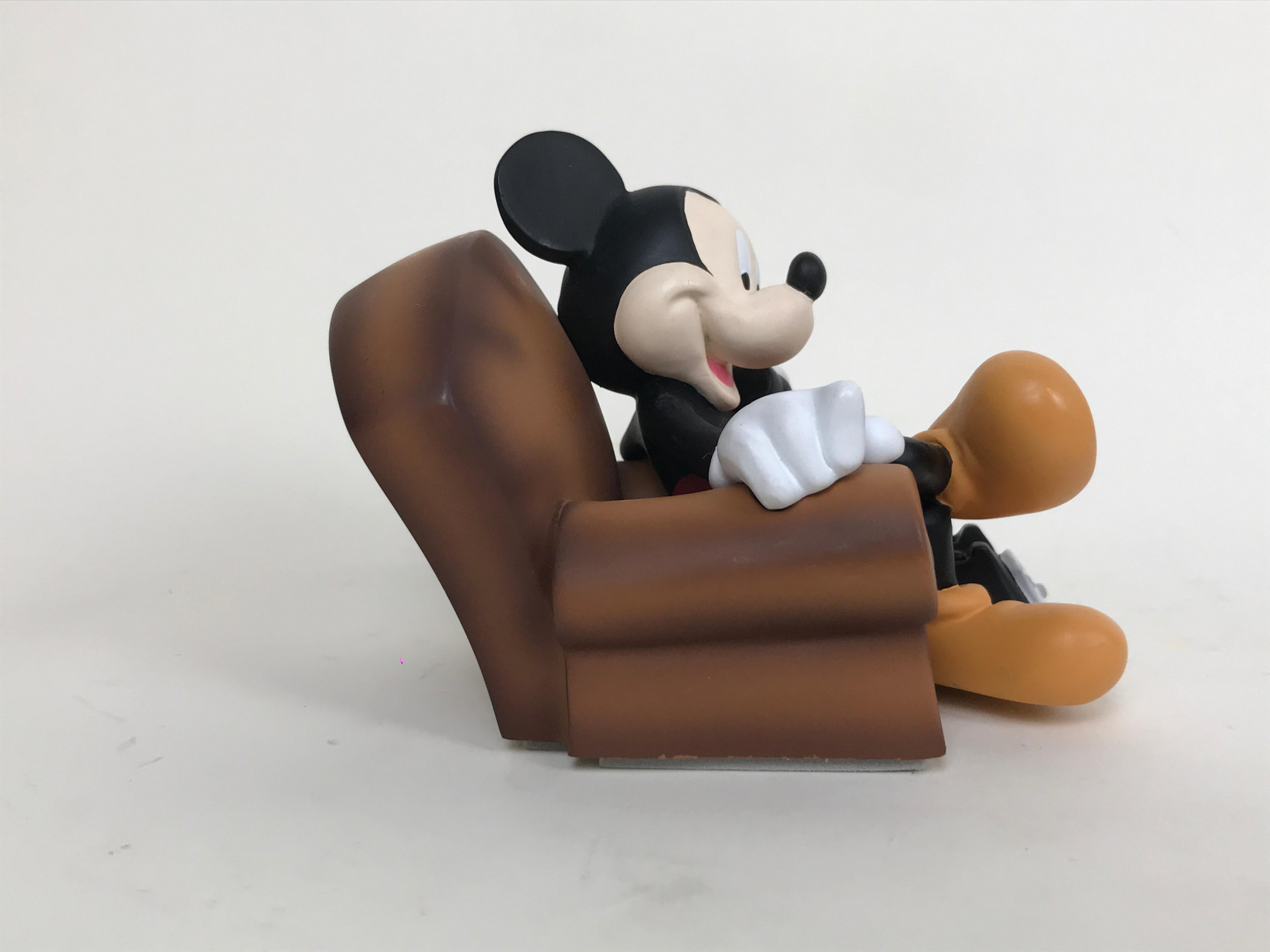 Contemporary 2000s French Walt Disney Mickey Mouse on Club Chair by Demons & Merveilles For Sale