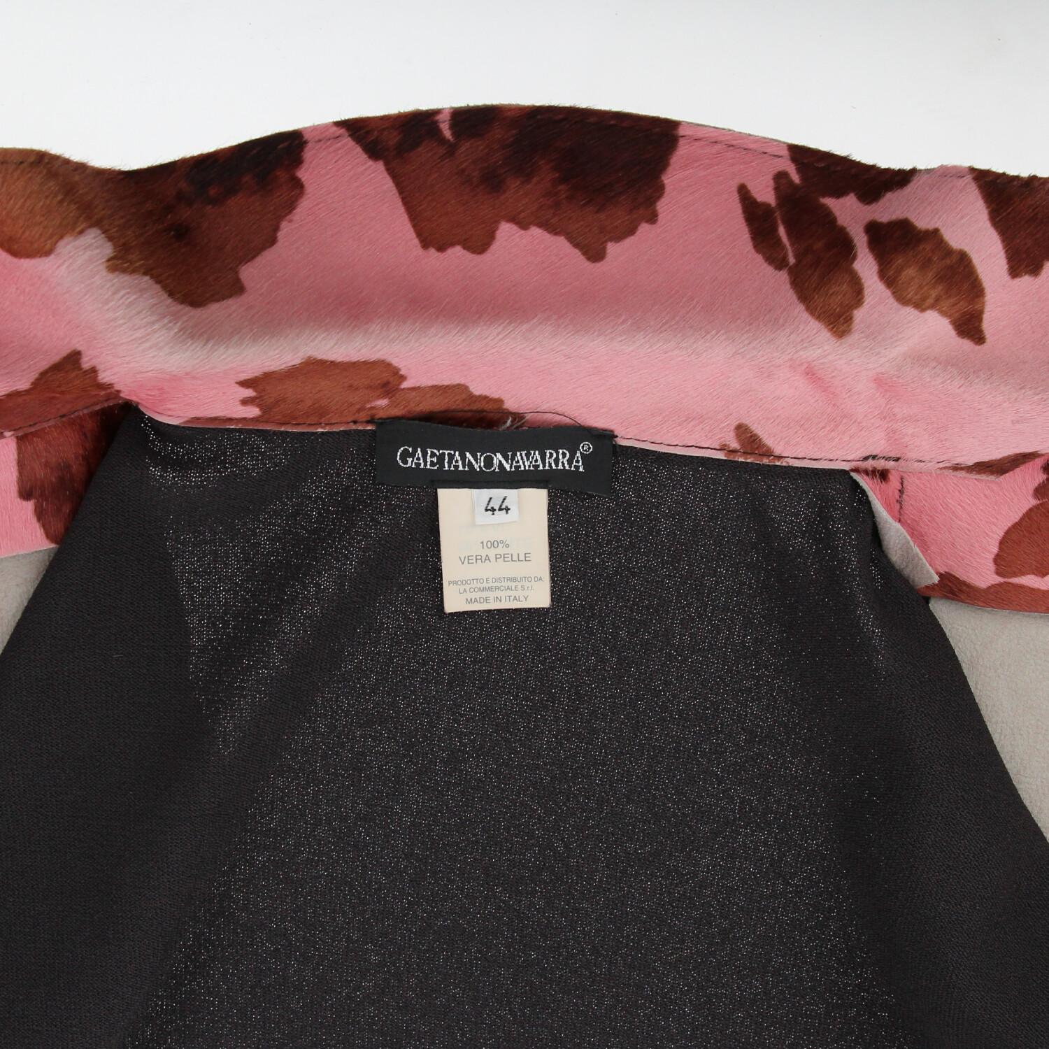 2000s Gaetano Navarra Pony-Skin Blazer 2