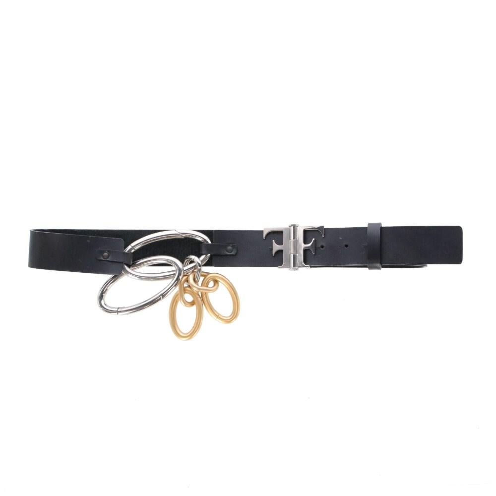 2000s Gianfranco Ferré black leather belt