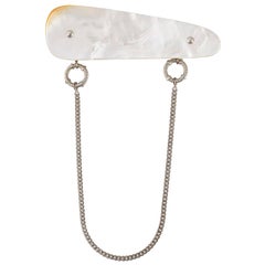 2000s Gianfranco Ferré Mothe Of Pearl Brooch