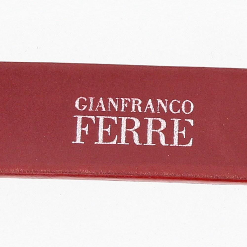 2000s Gianfranco Ferré red leather belt with silver metal carabiners 4