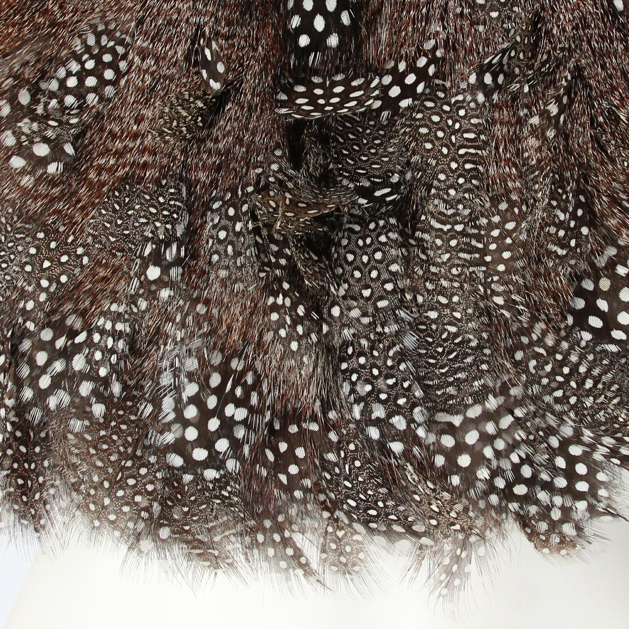 2000s Gianfranco Ferrè Silver Fox And Feathers Fur Scarf In Excellent Condition For Sale In Lugo (RA), IT