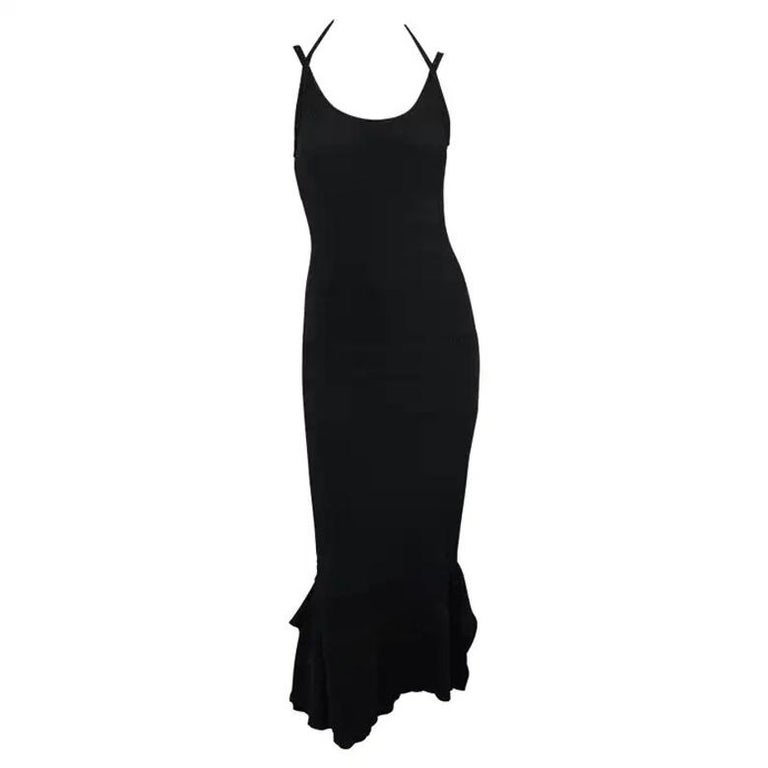 bodycon flare dress Chic & Flirty: Solid Flare Sleeve Bodycon Dress with Lettuce Hem main image 1