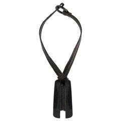2000s Giorgio Armani Hard Stone Charm Necklace