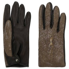 2000s Giorgio Armani Leather Gloves