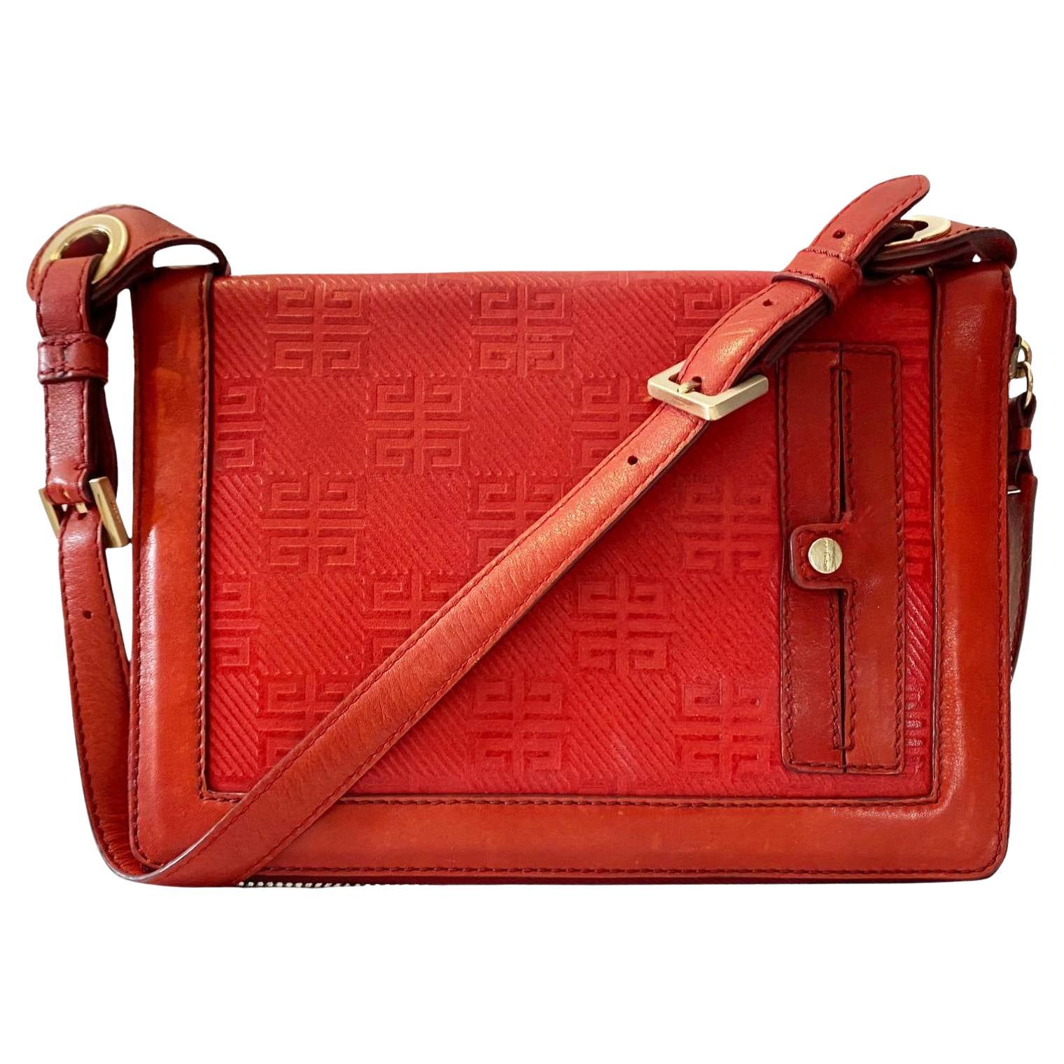Burgundy Leather Bag - 470 For Sale on 1stDibs