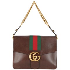 2000s Gucci Brown Leather Bag