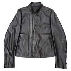 2000s Gucci by Tom Ford biker leather jacket