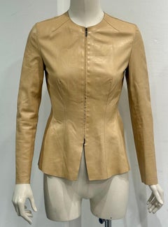 2000s Gucci by Tom Ford fitted leather jacket