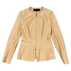 2000s Gucci by Tom Ford veste en cuir ajustée
