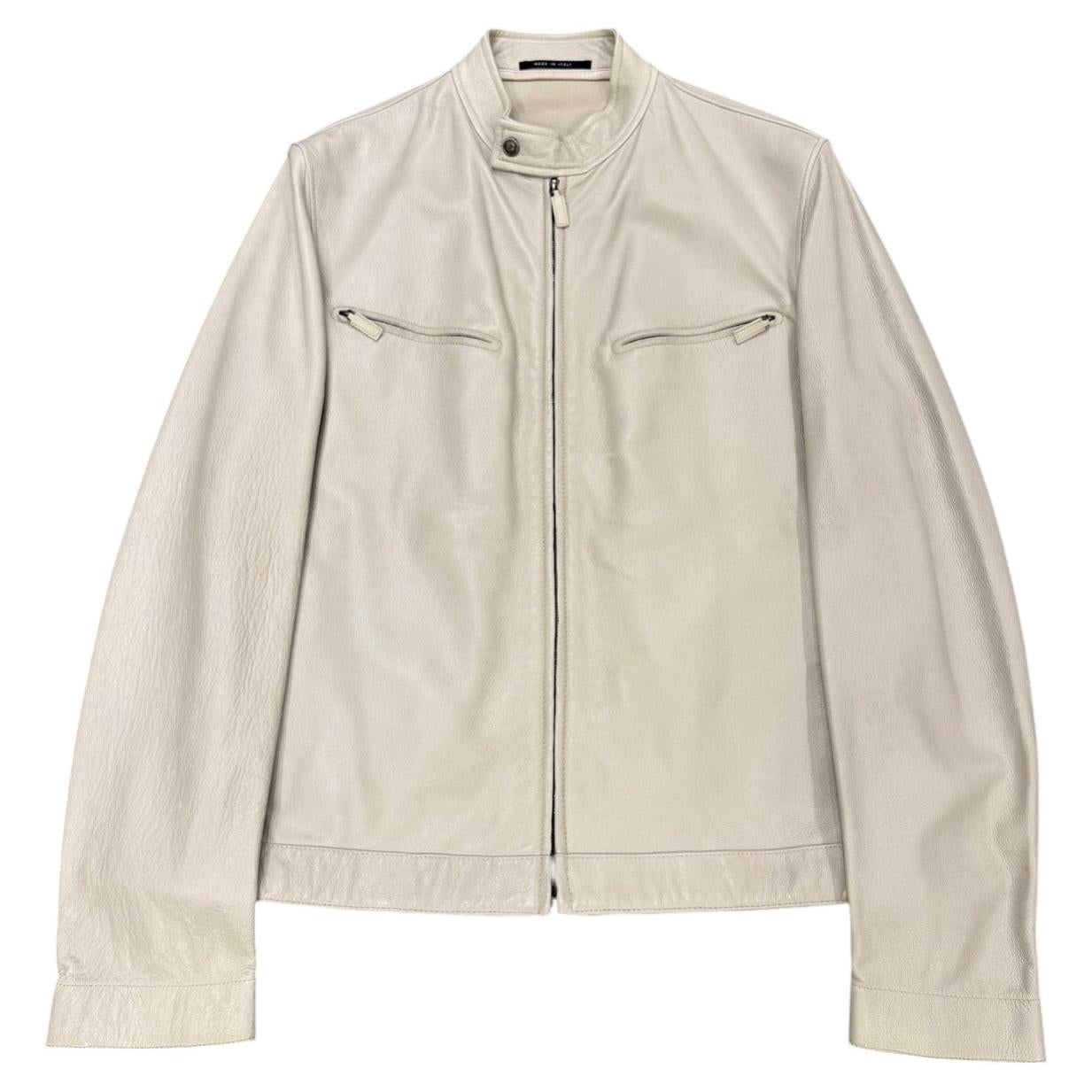 2000s Gucci by Tom Ford leather jacket