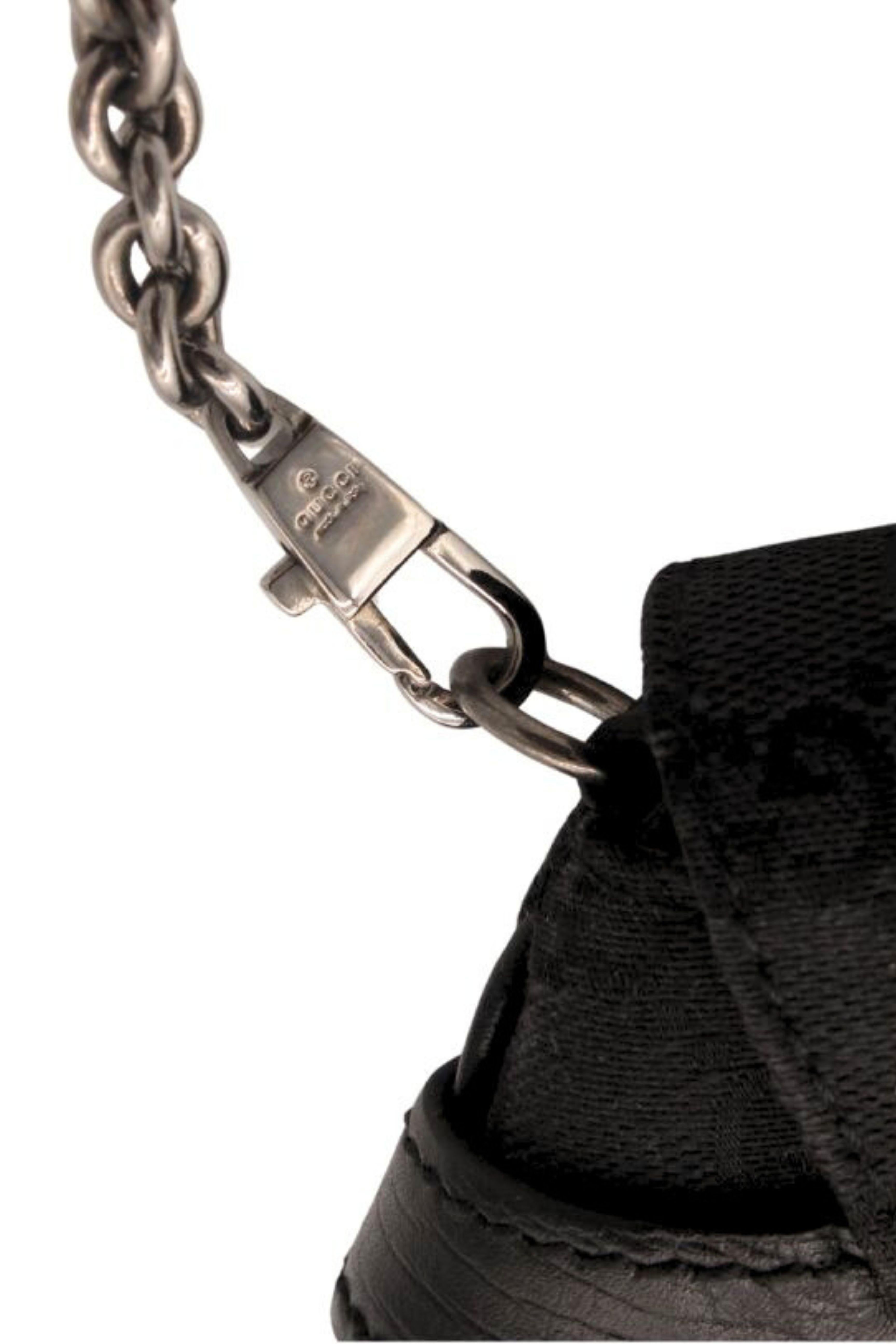 da uomo o donna 2000 GUCCI by Tom Ford Borsa Monogram Logo Horsebit Hardware Rutenio in vendita