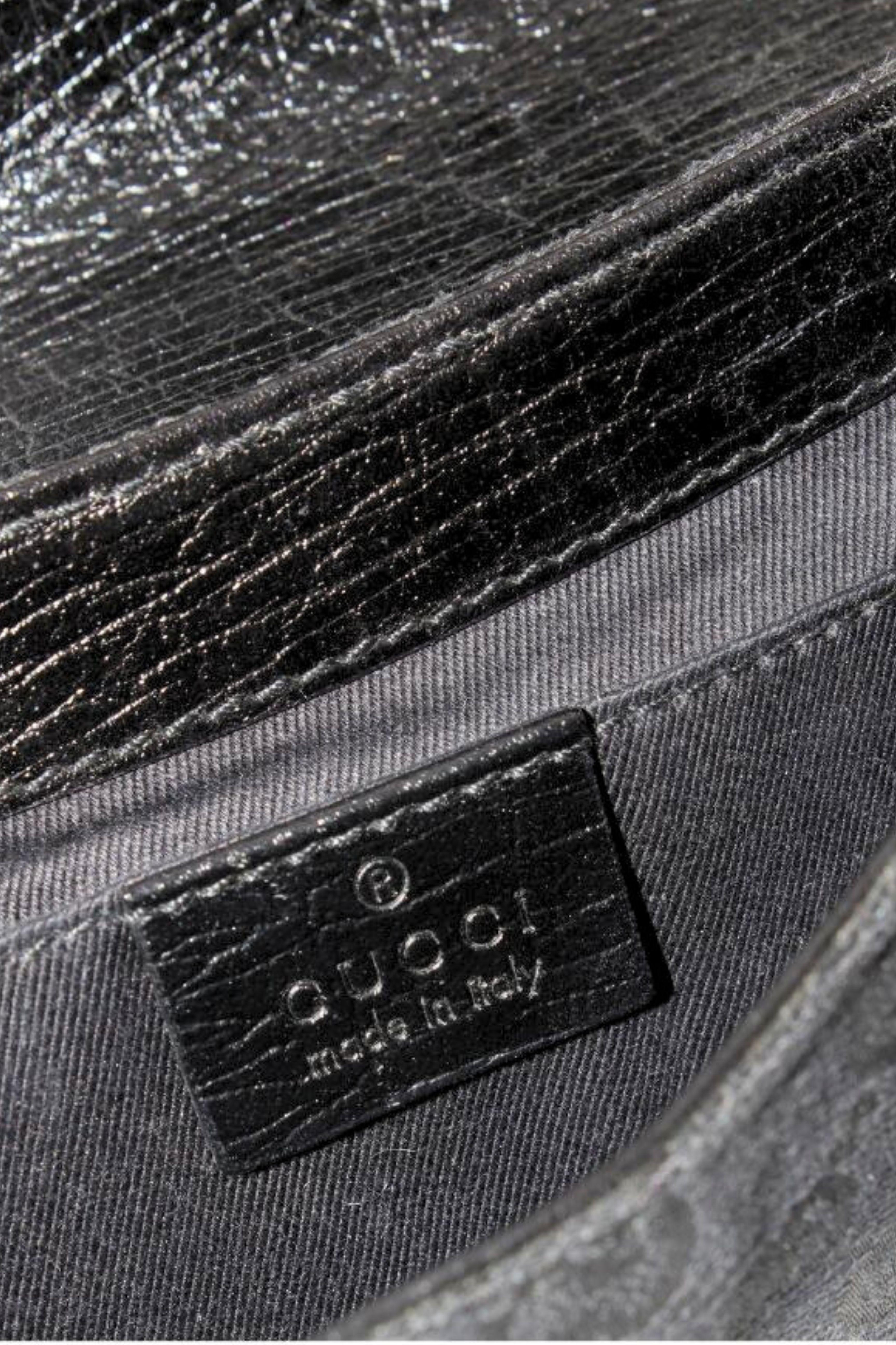 2000 GUCCI by Tom Ford Borsa Monogram Logo Horsebit Hardware Rutenio in vendita 1