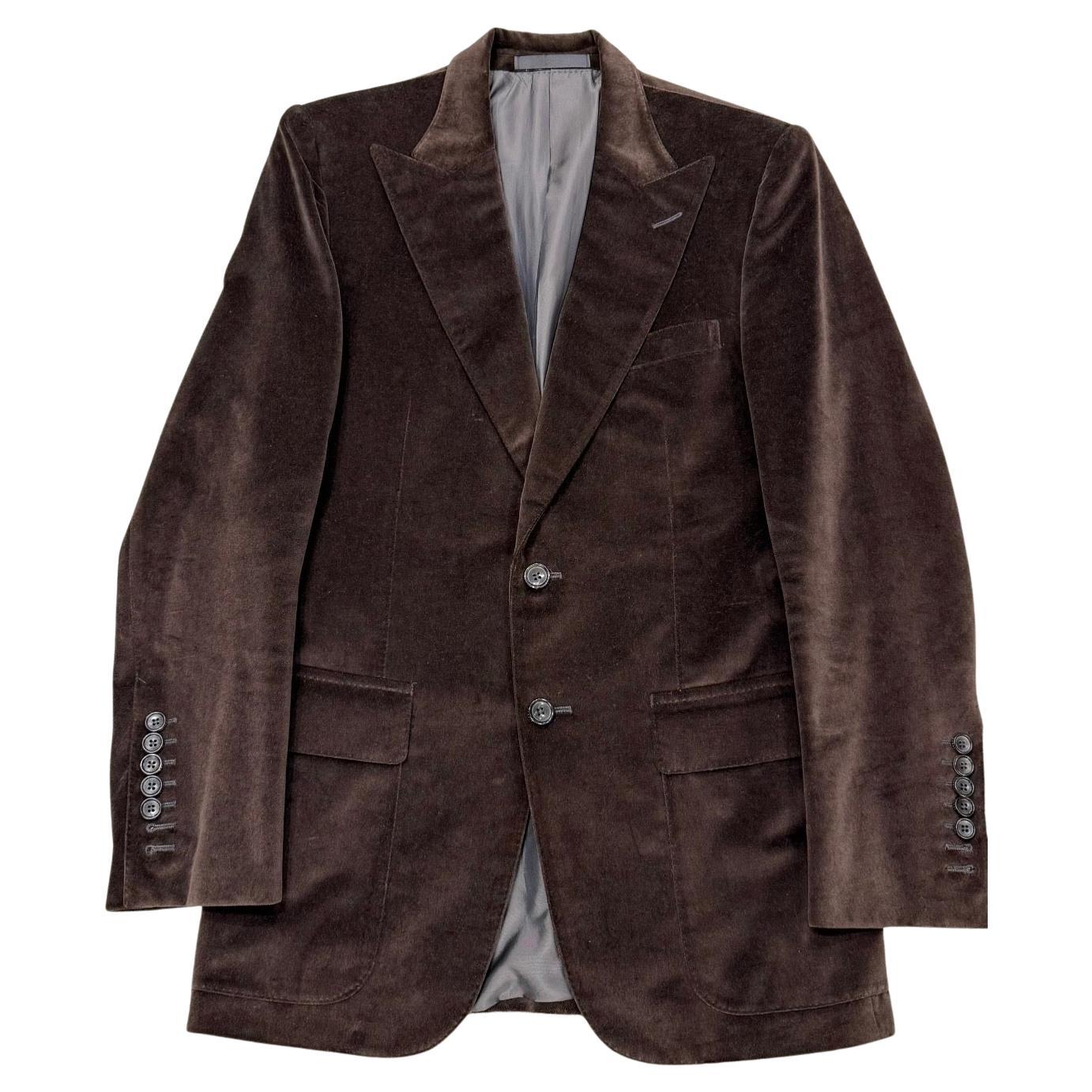 2000s Gucci by Tom Ford velvet blazer in vendita