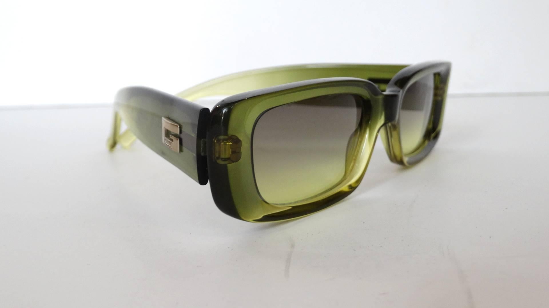 vintage green gucci sunglasses