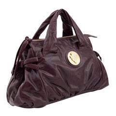 2000s Gucci Hysteria Collection Maroon Leather Bag