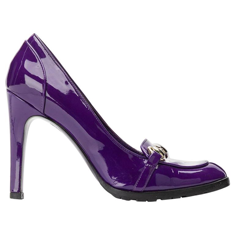 purple pumps size 11