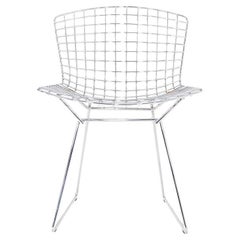2000s Harry Bertoia for Knoll Dining Chair in Chrome 10x Available