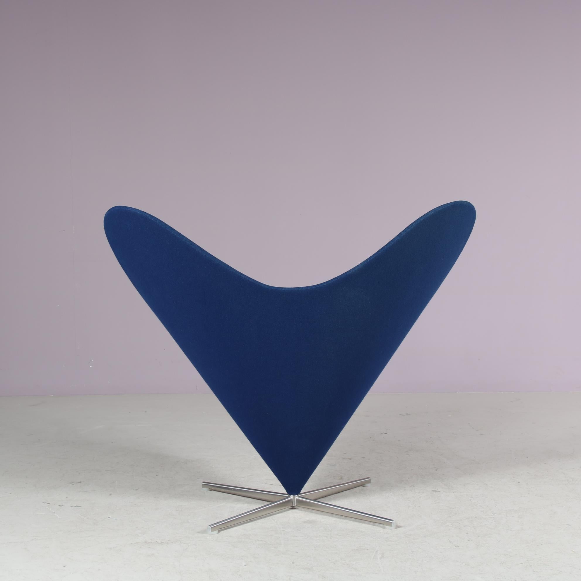 Metal 2000s Heart Cone Chair by Verner Panton for Vitra, Germany For Sale