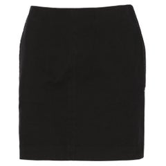 2000s Helmut Lang Black Mini Skirt