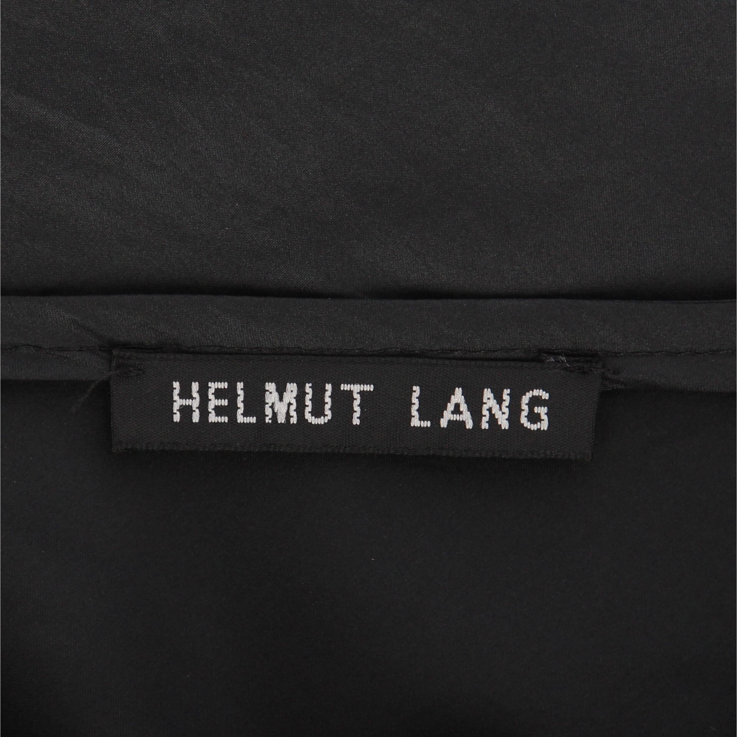 2000s Helmut Lang Black Skirt For Sale 2