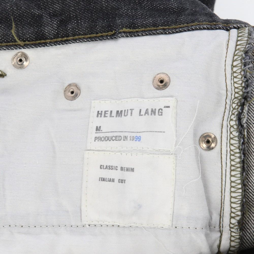 2000s Helmut Lang Grey Denim Trousers 2