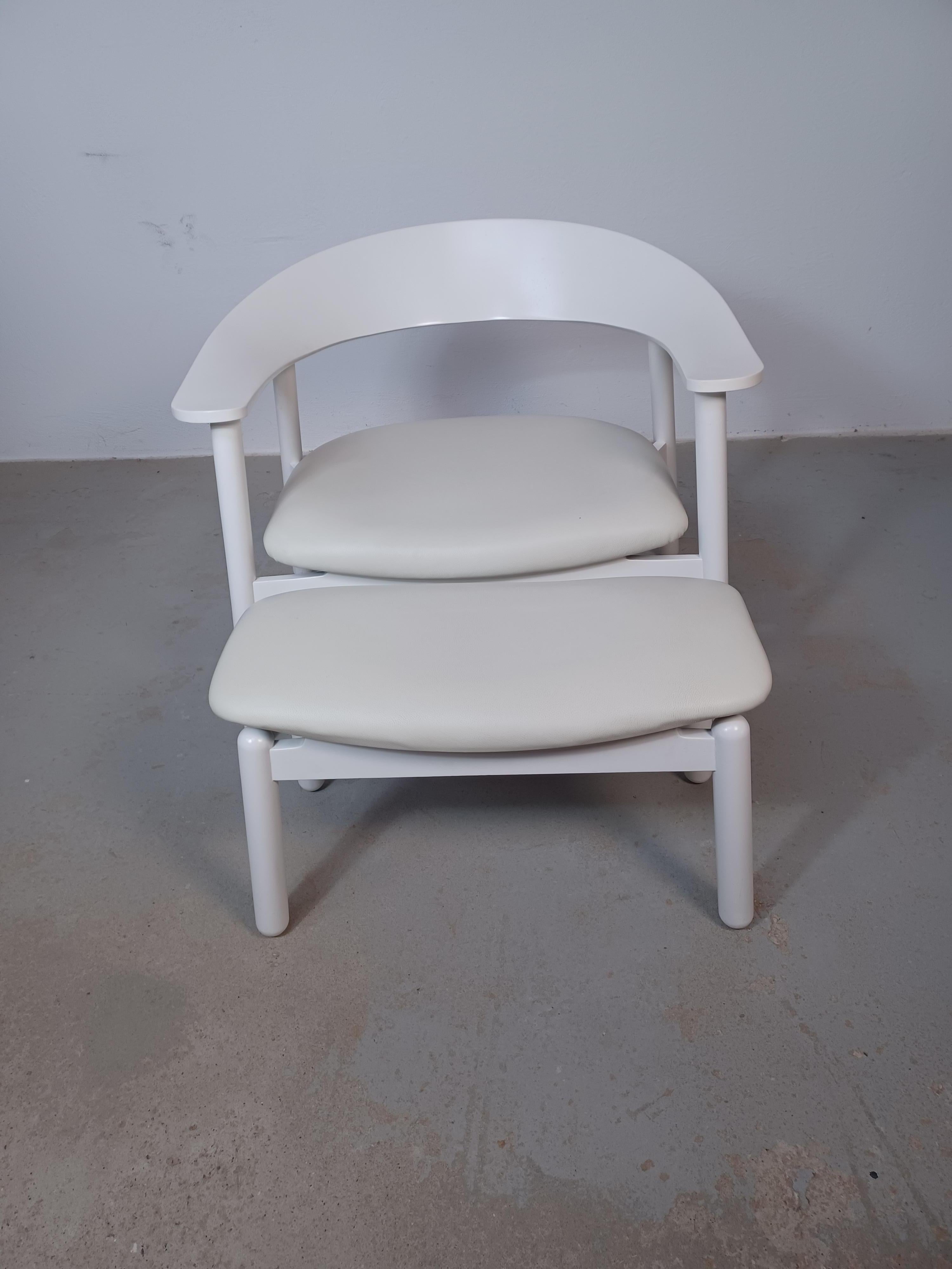 Chaise longue et ottoman Henrik Bønnelycke des années 2000 en excellent état en vente 3