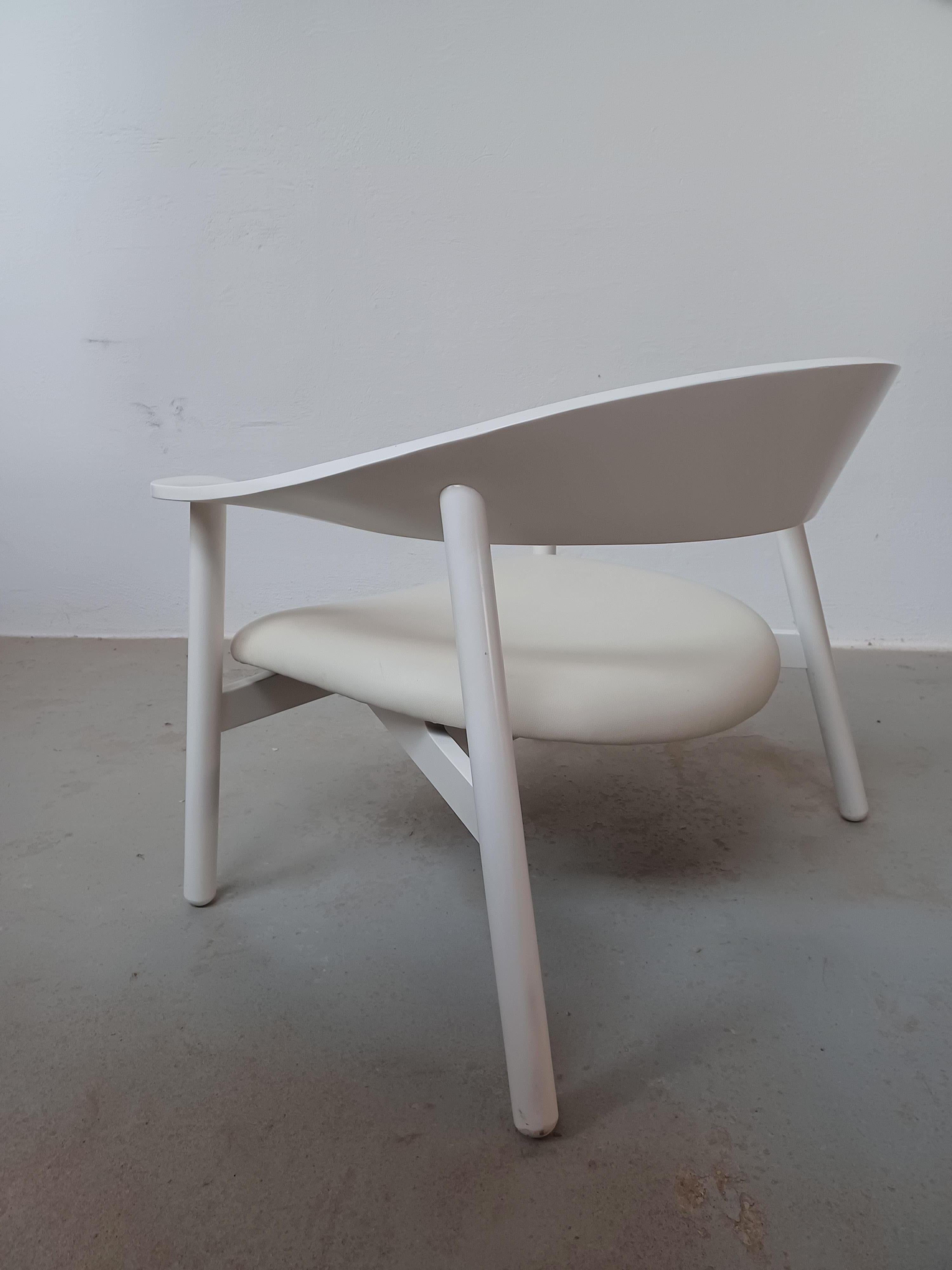 Chaise longue et ottoman Henrik Bønnelycke des années 2000 en excellent état Excellent état - En vente à Knebel, DK