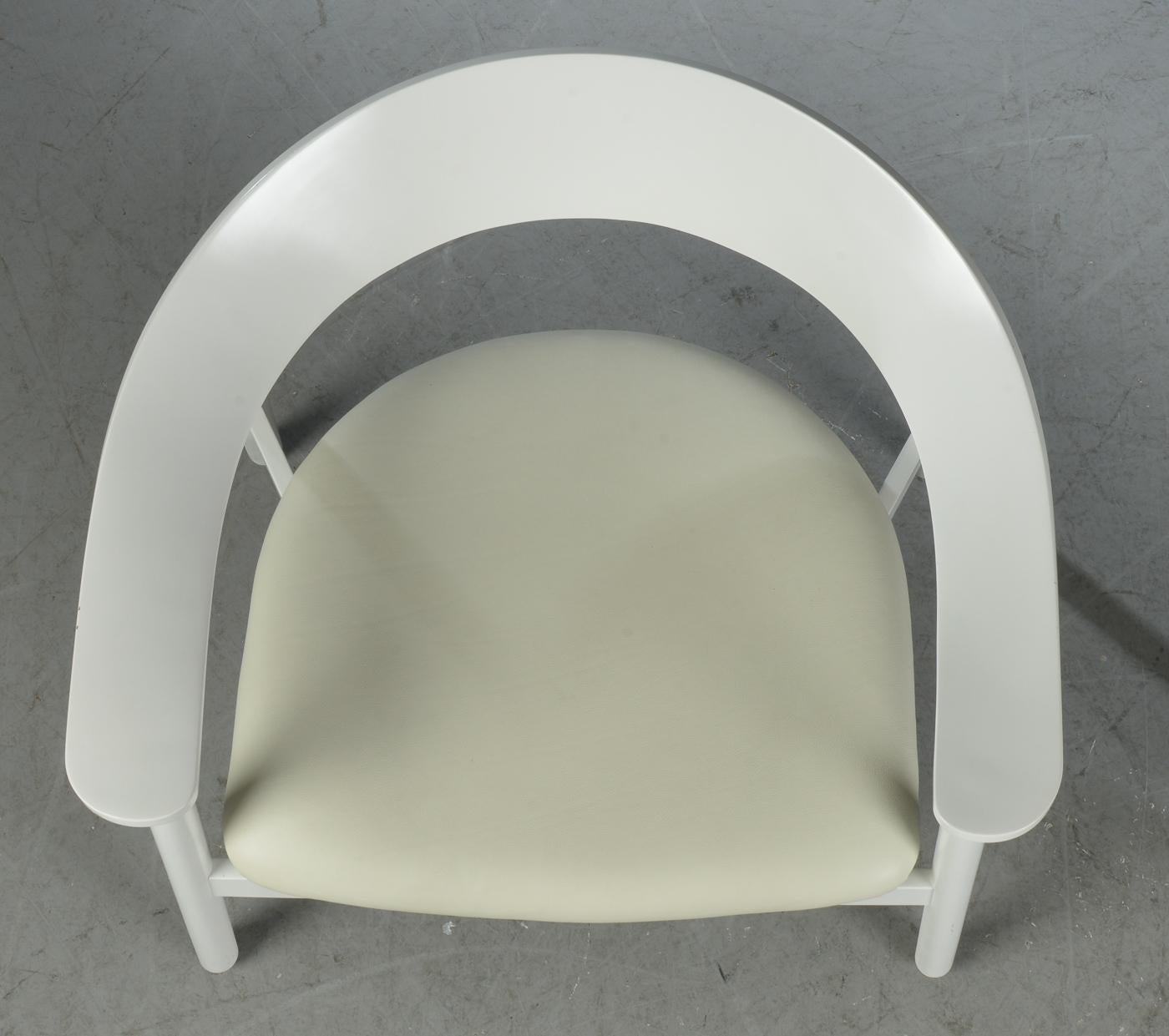 2000er Henrik Bønnelycke Skulpturaler Loungesessel und Ottomane (Skandinavische Moderne) im Angebot