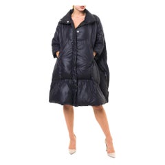 2000S HENRIK VIBSKOV Black Nylon Sleep Bag Coat
