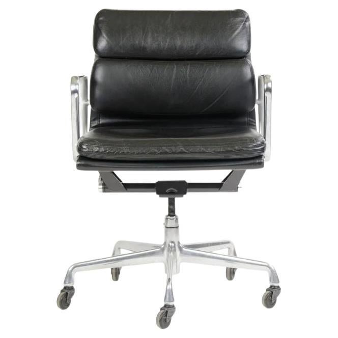 2000s Herman Miller Eames Soft Pad Desk Chair Black 12+ Available