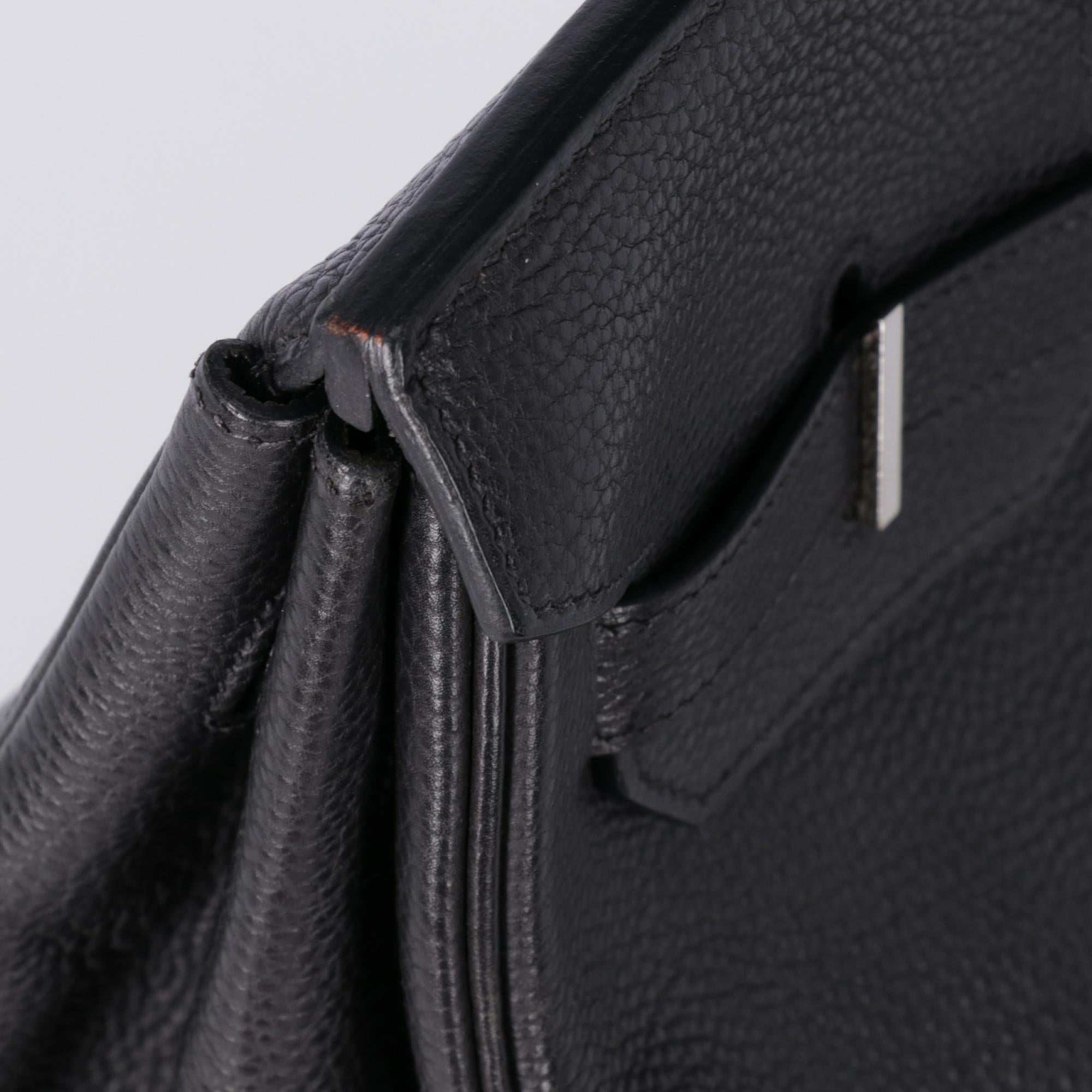 2000s Hermès 35 cm Black Birkin Bag 3