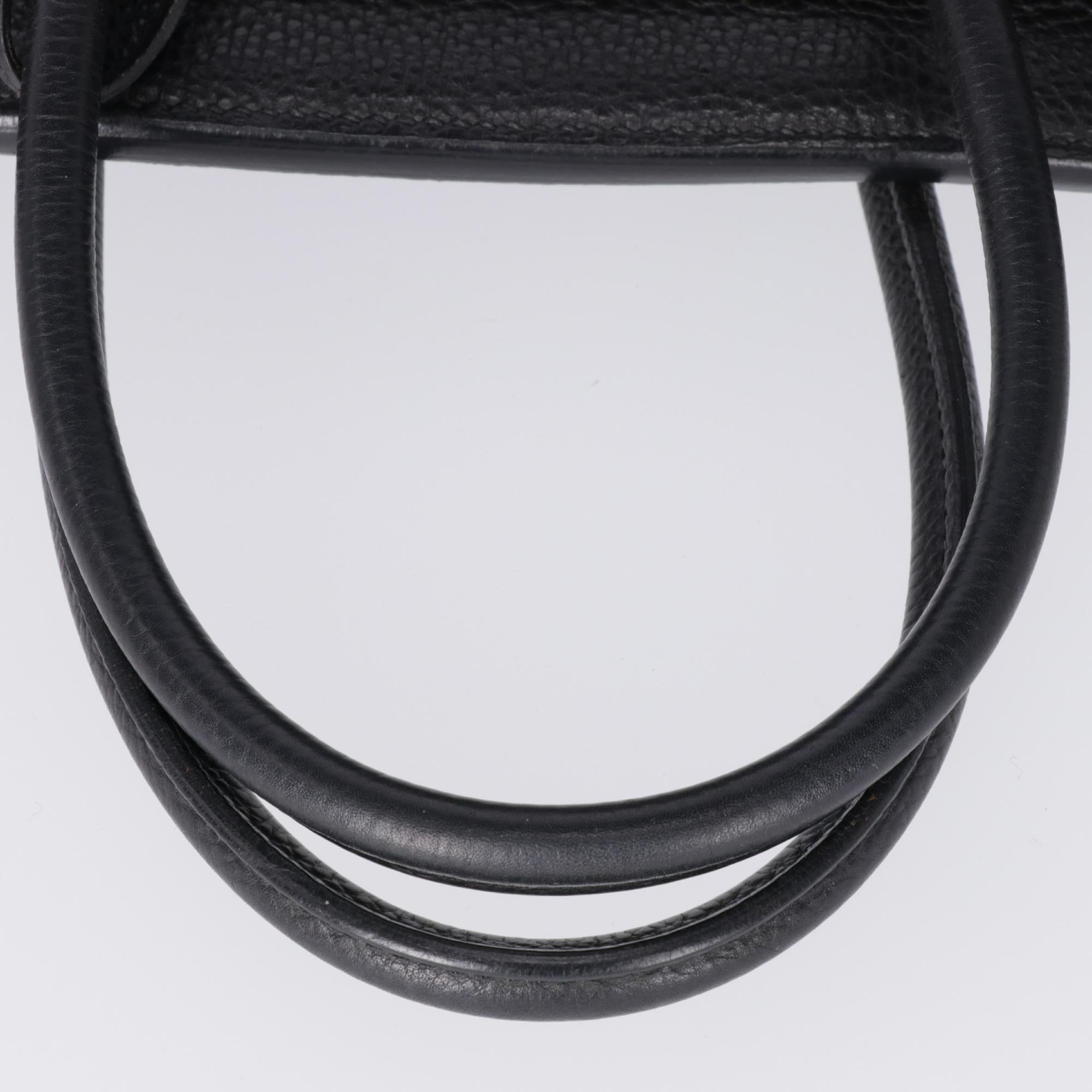 2000s Hermès 35 cm Black Birkin Bag 6
