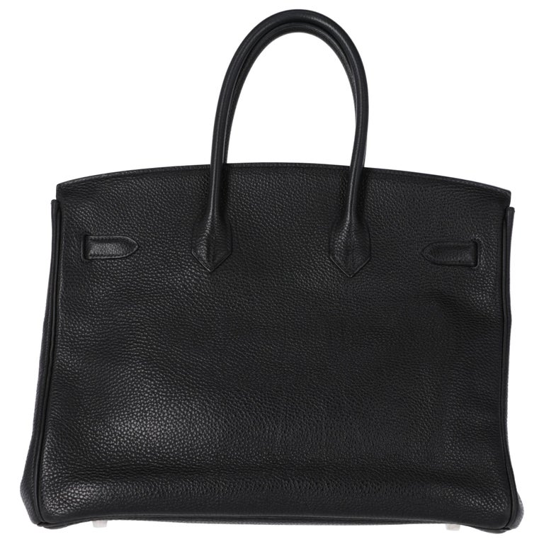 2000s Hermès 35 cm Black Birkin Bag at 1stDibs