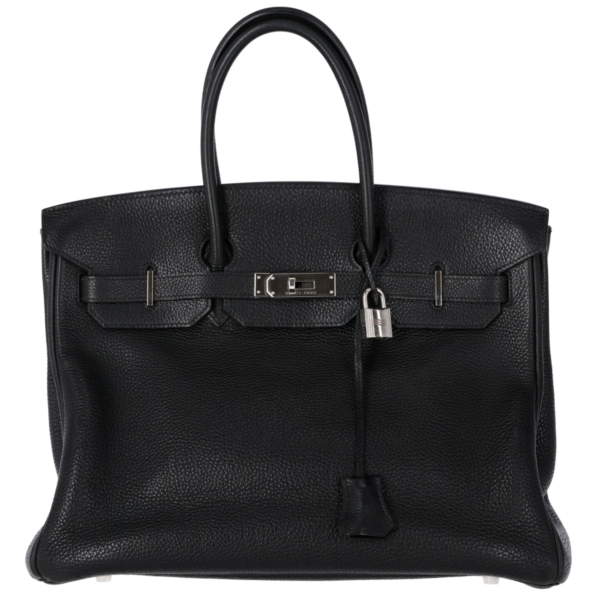 2000s Hermès 35 cm Black Birkin Bag at 1stDibs
