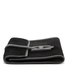 2000'S Hermes Black Swift Leather & Pony Fur Jige Elan 29