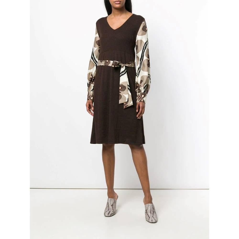 HERMES 25S LONG SILK DRESS 022