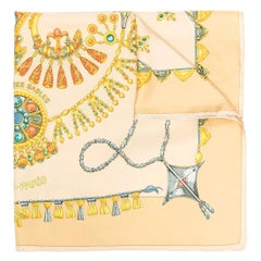 2000s Hermès "Parures Des Sables" Silk Scarf