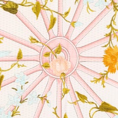 2000s Hermès Romantique Silk Carré Scarf